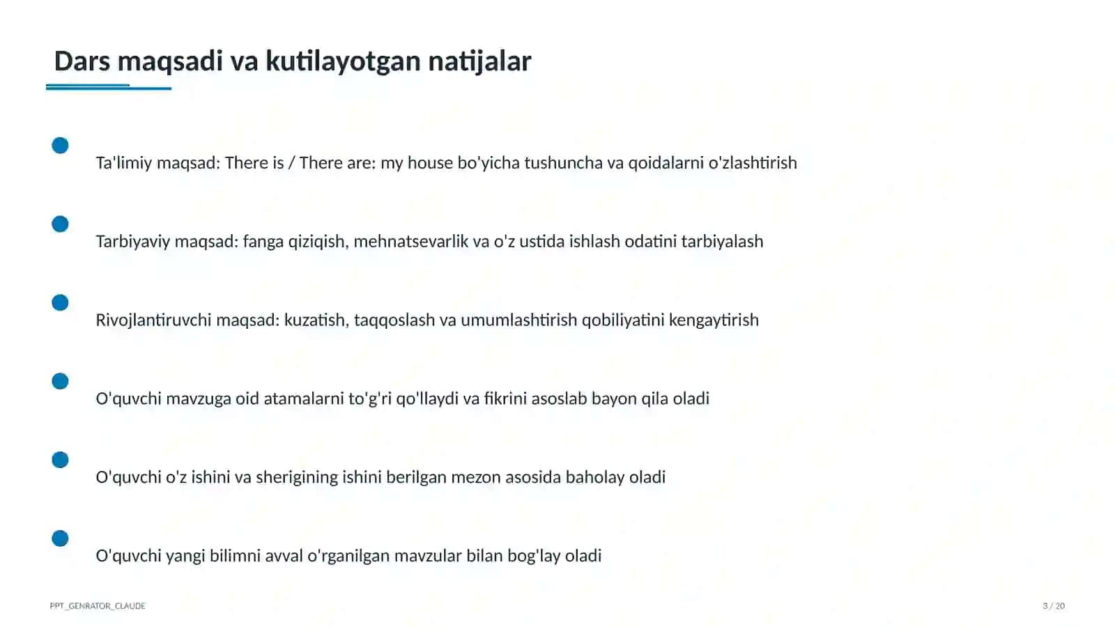 Ingliz tili (1–11) — o'quvchilar uchun 3