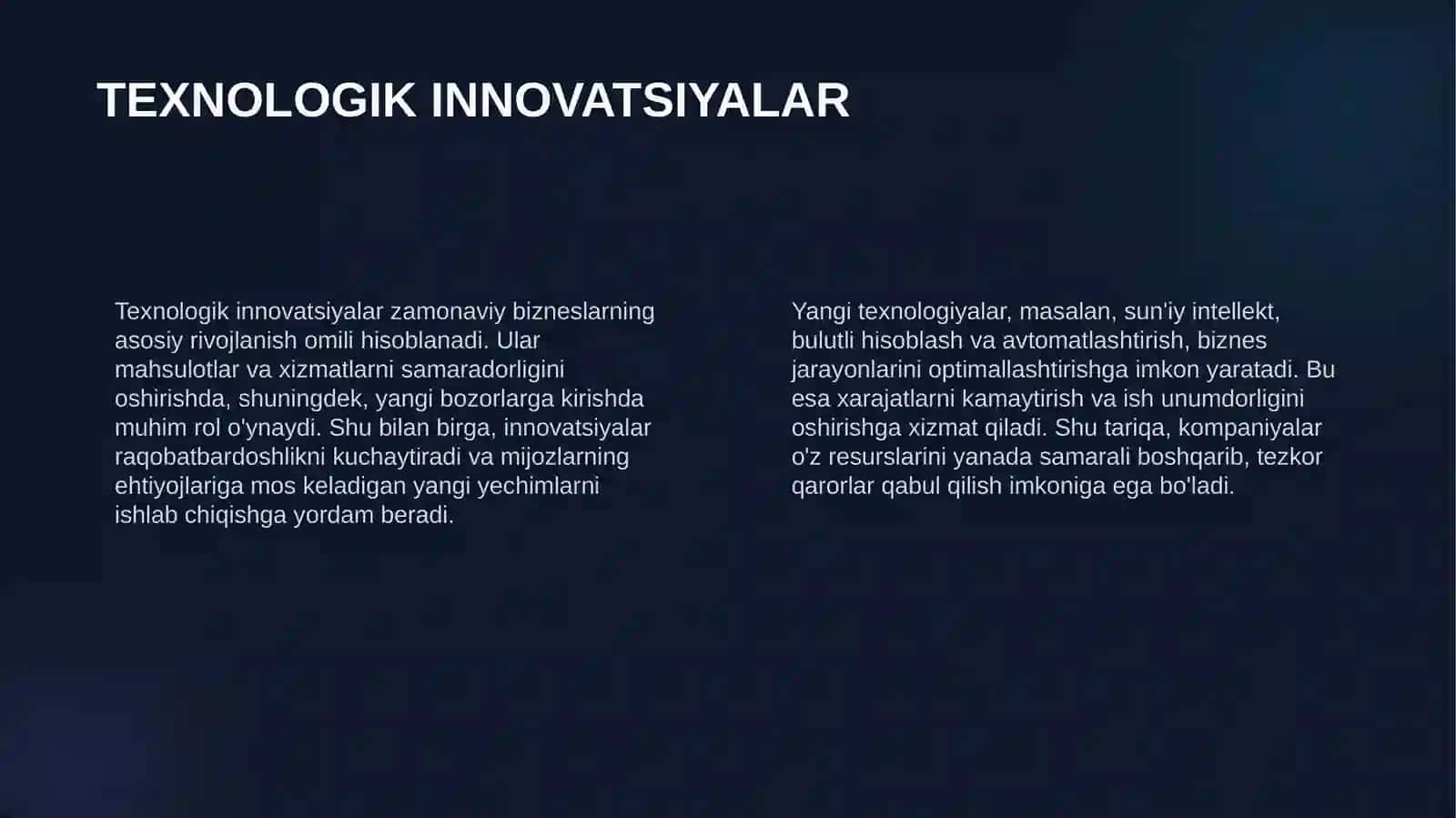 ZAMONAVIY BIZNESLAR 3