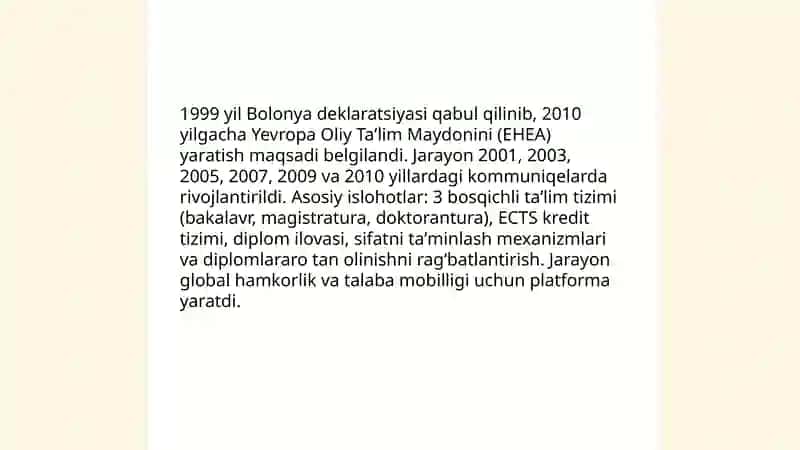Oliy taʼlim va Balon jarayonlari 3