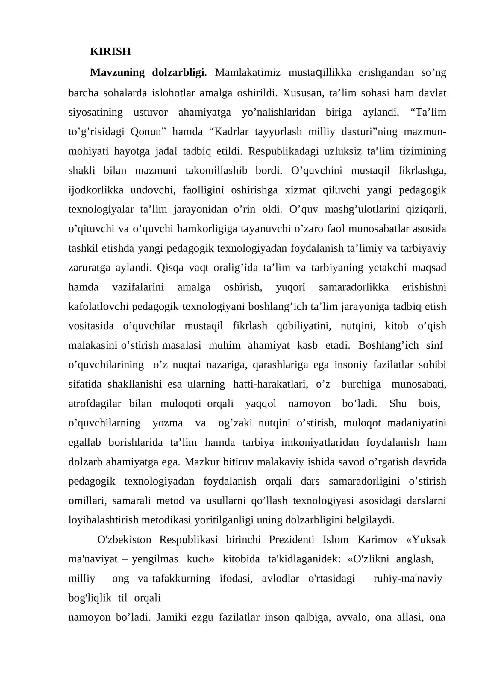 "BOLALARNI SAVOD O’RGATISHGA TAYYORLASH" 3