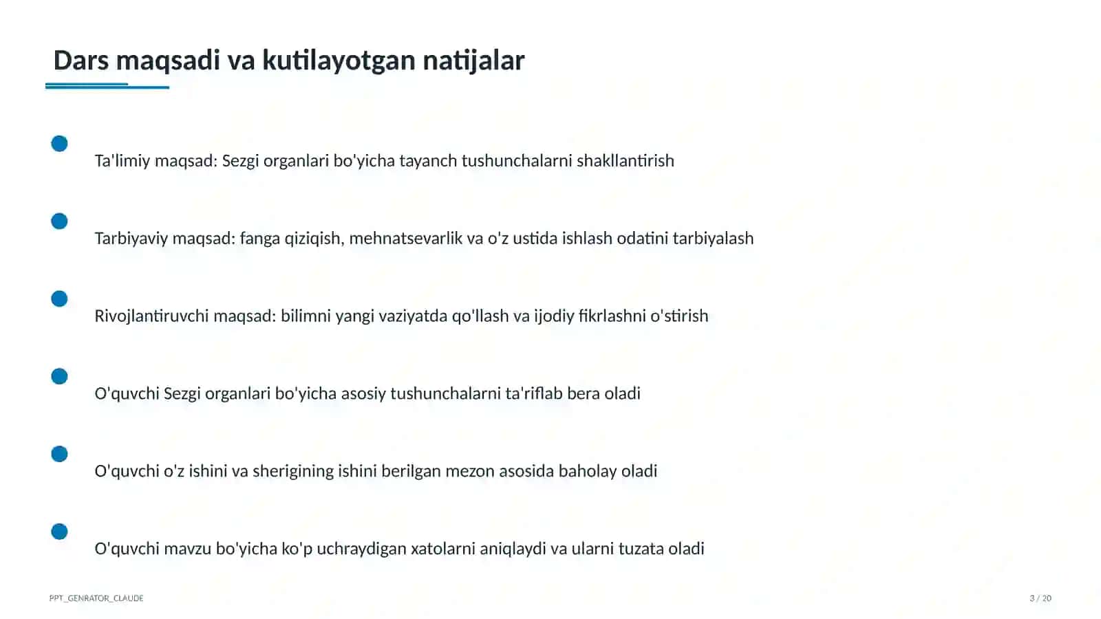 Sezgi organlari (3-sinf) 3