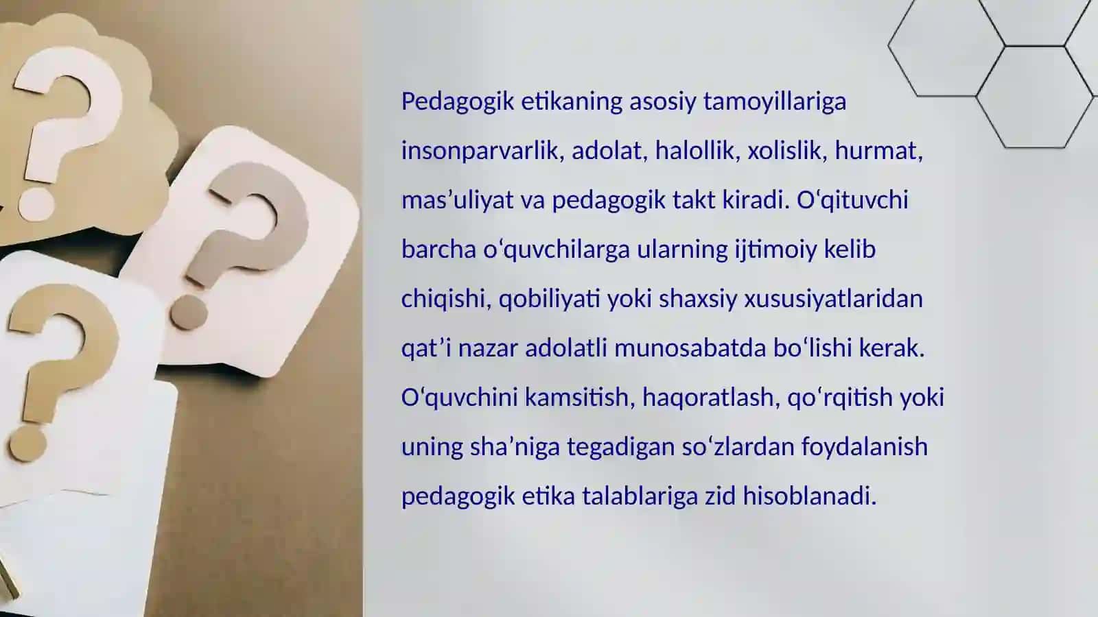 Pedagogik faoliyatda kasbiy etika va deontologiya 3