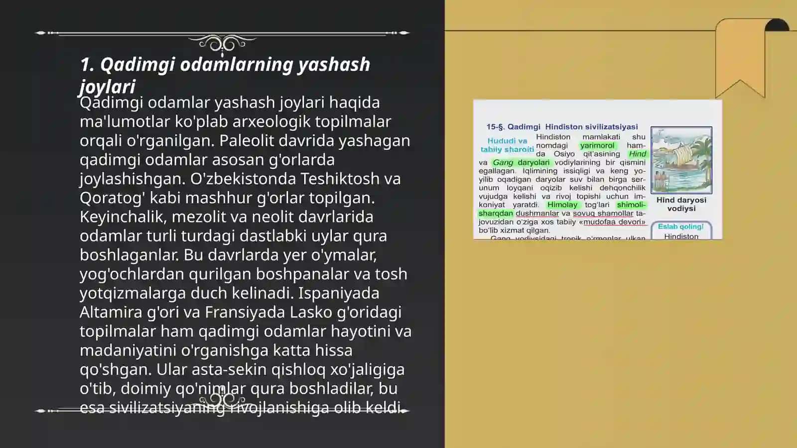 Qadimgi odamlar vakillari va ularning hayot tarzlari 3