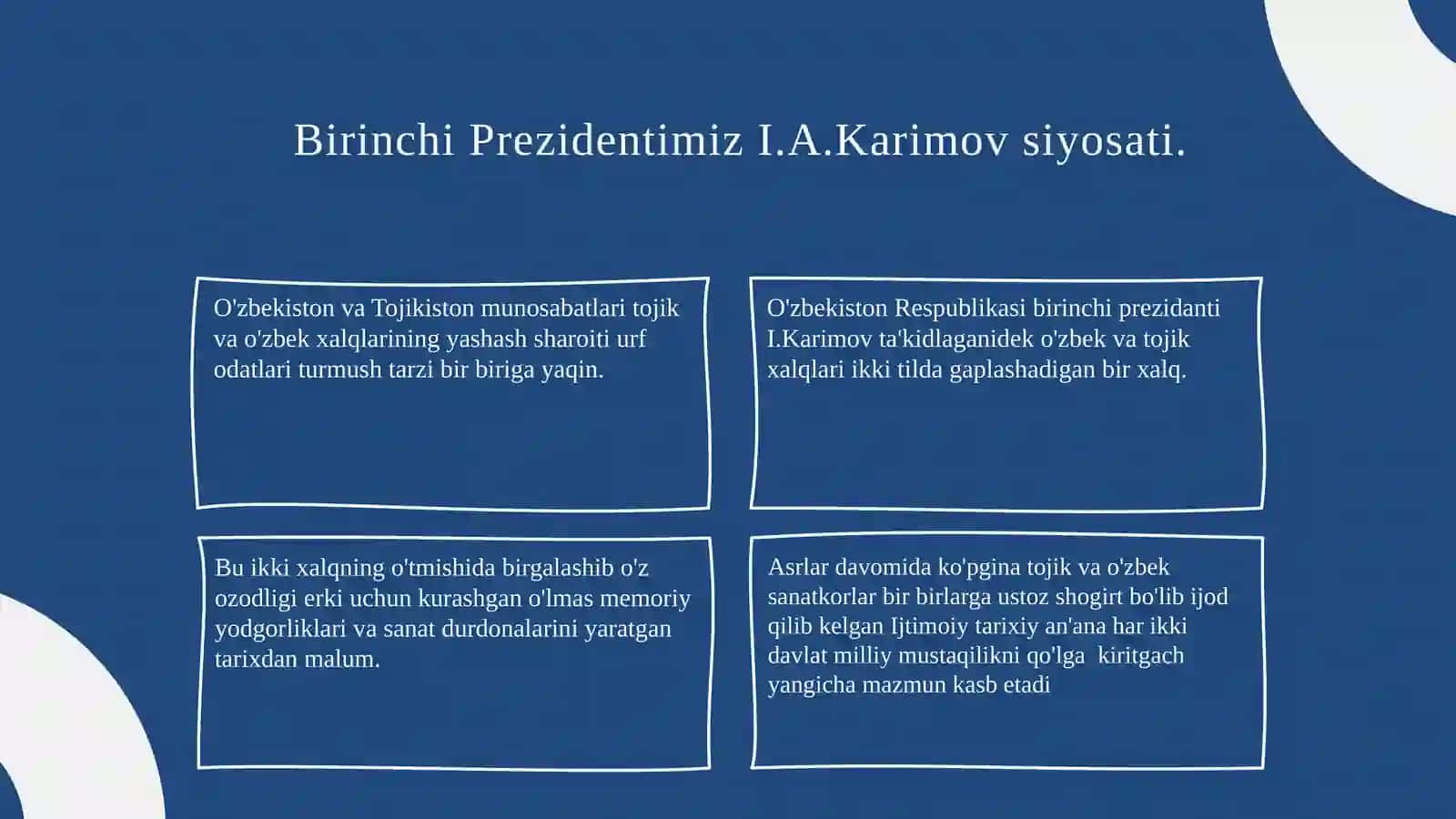O'zbekiston va Tojikiston munosabatlari 3