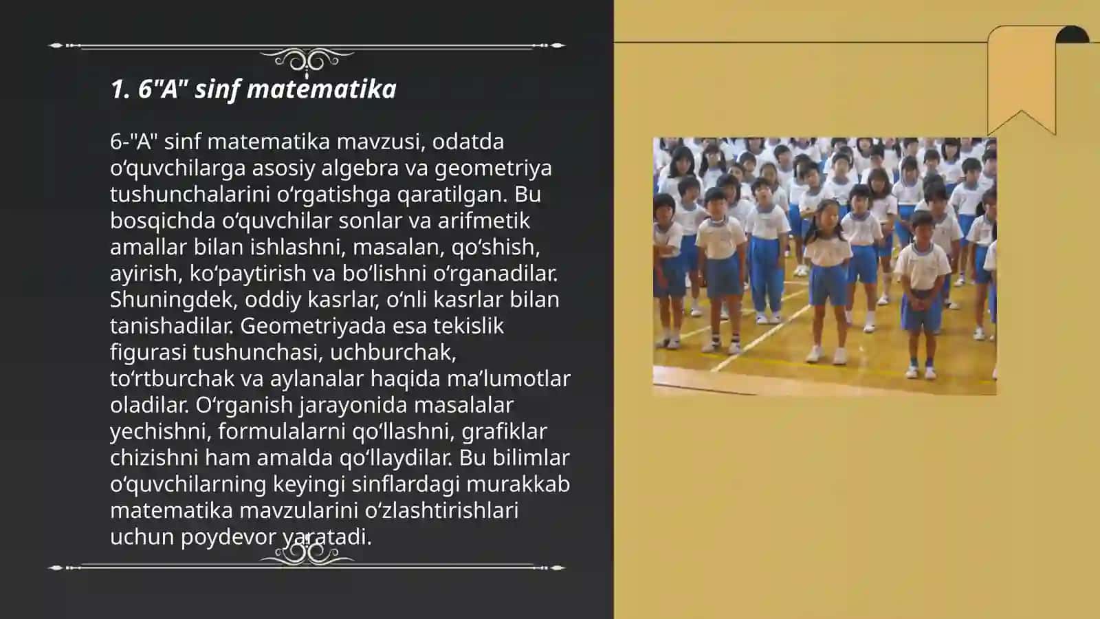 6"A" sinf matematika 3