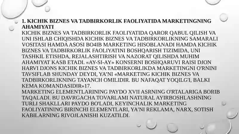 Biznesda marketing tadqiqotlari 3