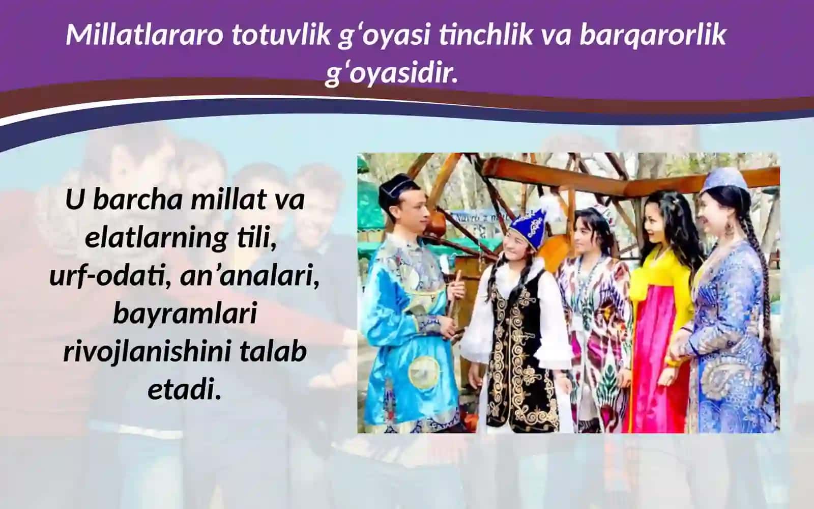 O‘zbekistonda millatlararo munosabatlar va diniy bag‘rikenglik 3