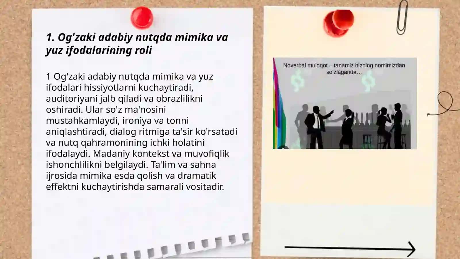 Fikrni ogʻzaki adabiy tilda ifodalashda noverbel vositalardan foydalanish 3