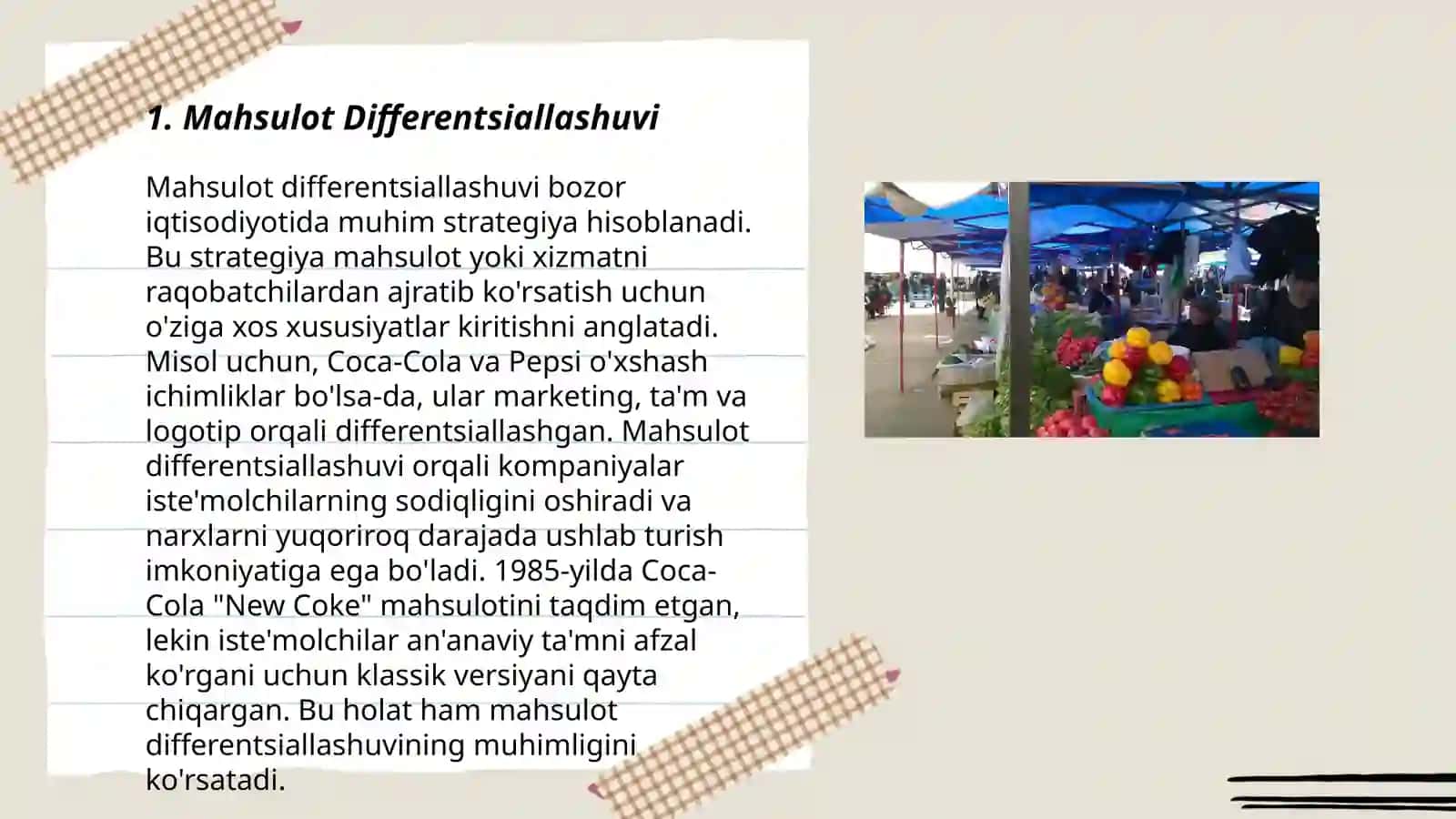 Nomukammal raqobat bozori nazariyalari 3