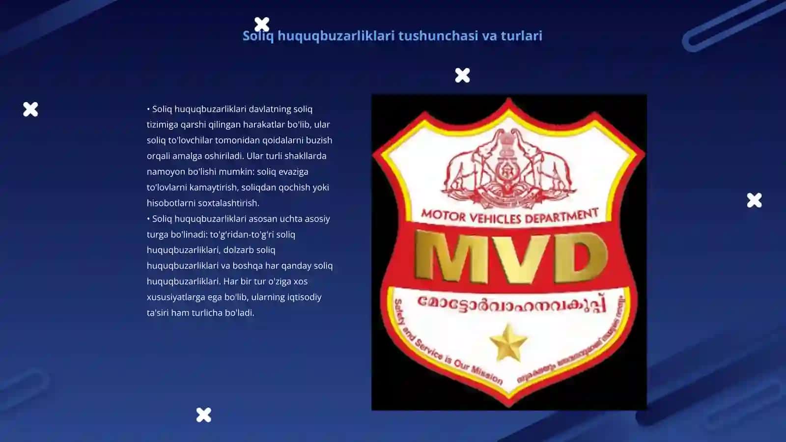 Soliq huquqbuzarliklari: sabablari, oldini olish va aniqlash tizimi 3