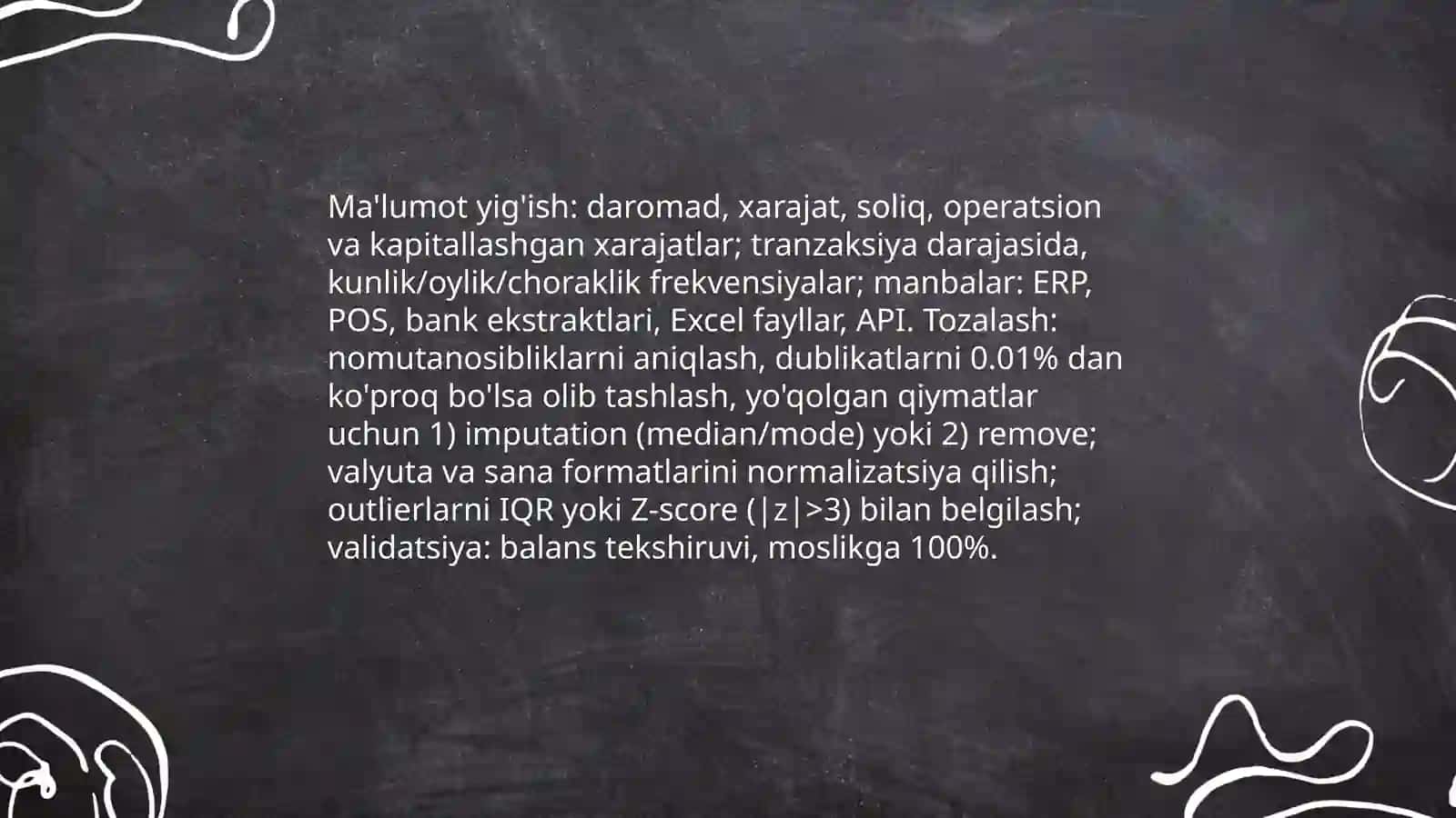 Ma'lumot yig'ish va tozalash 3