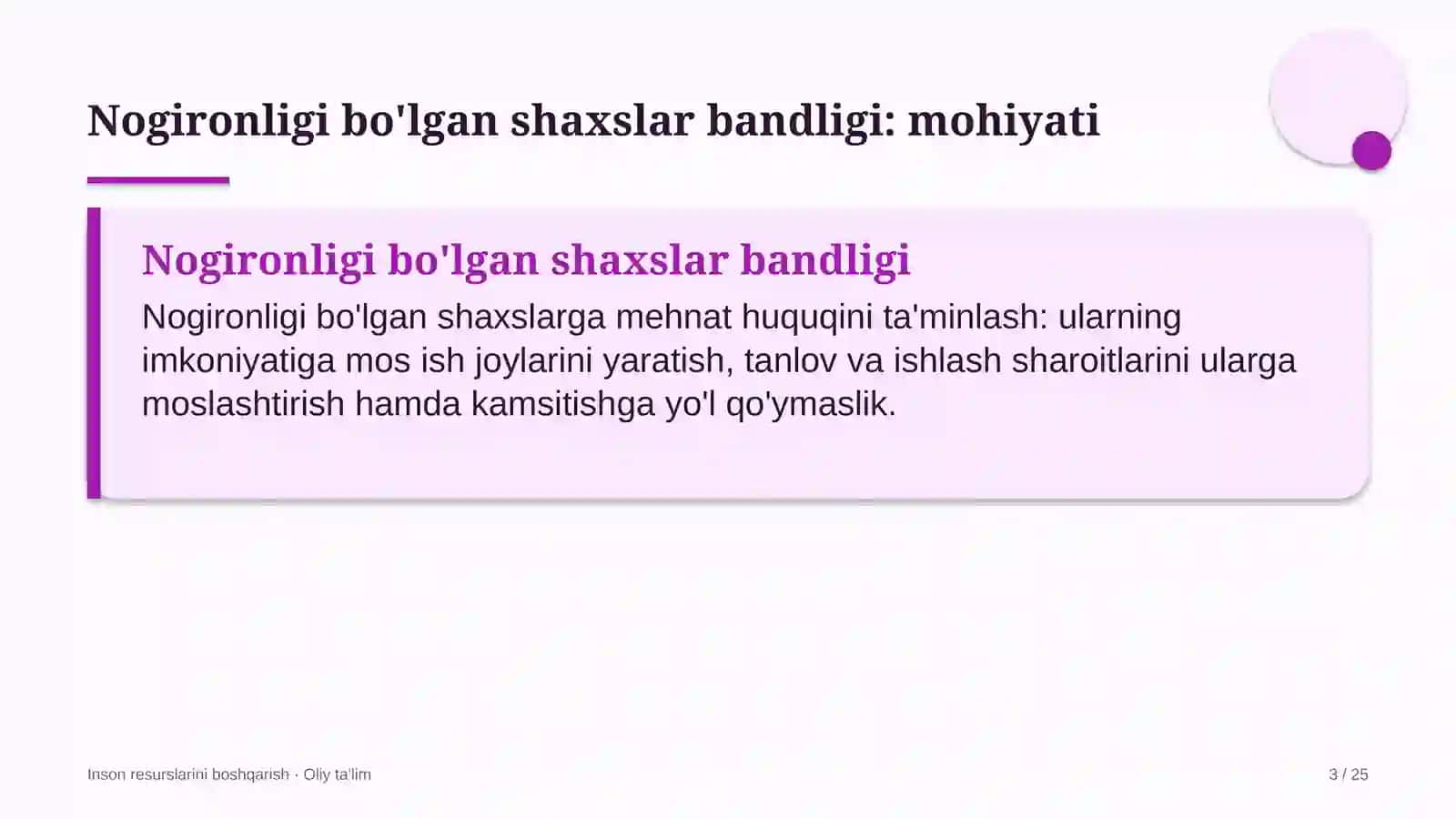 bolalar musiqa va san'at maktablarida nogironligi bo'lgan shaxslarni ish bilan ta'minlash 5020 3