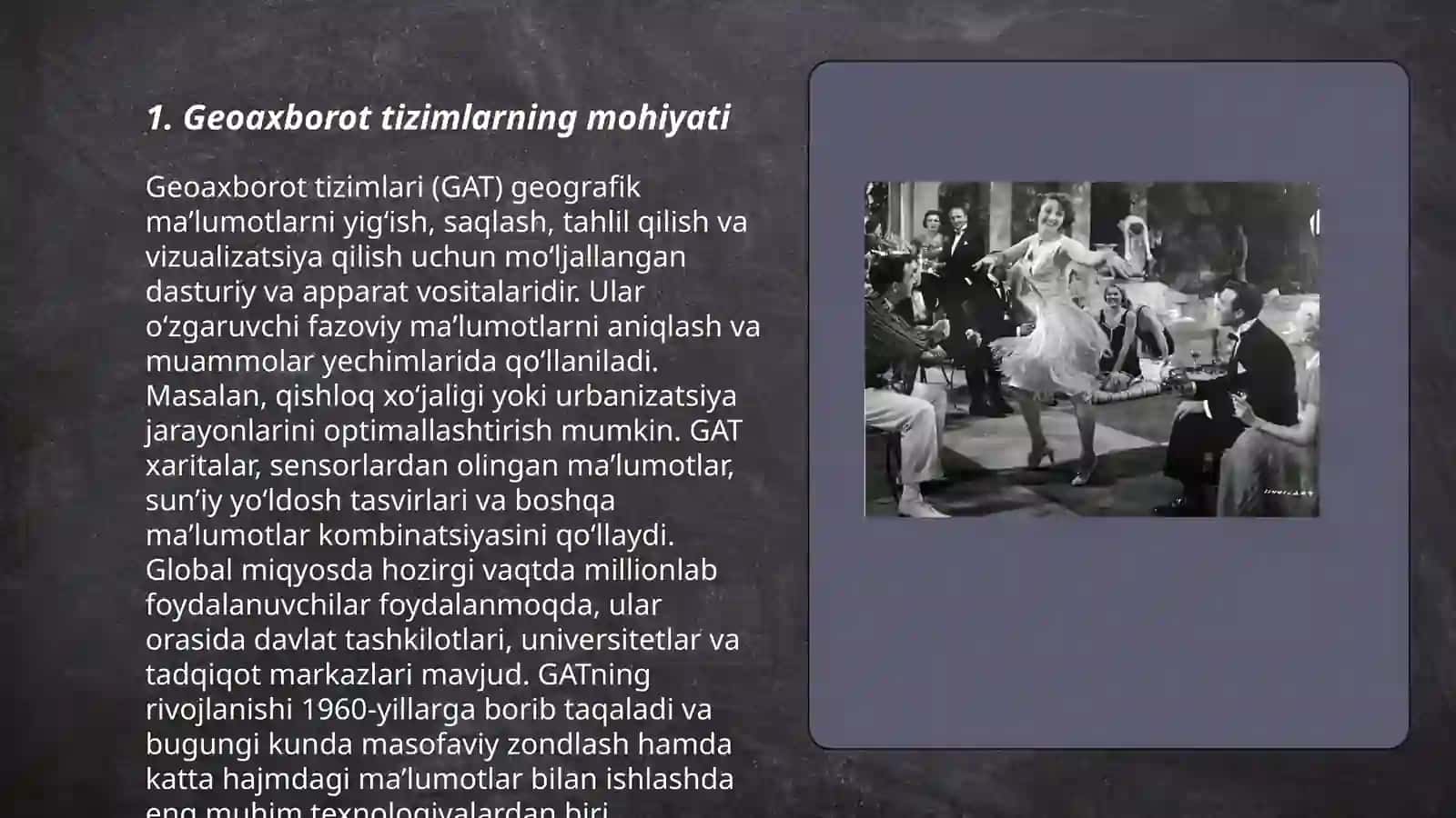 Geoaxborot tizimlar va ularni yo‘l xo‘jaligidagi o‘rni 3