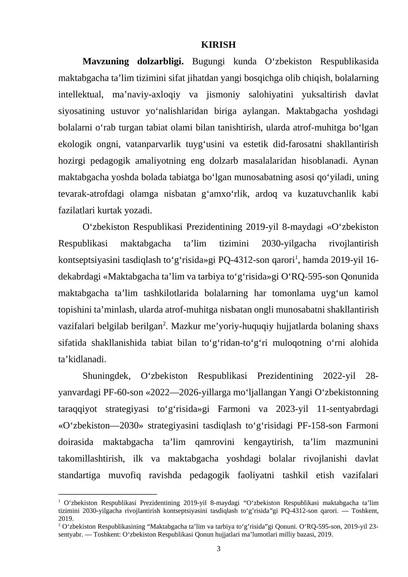 Maktabgacha yoshdagi bolalarni o‘lka tabiati bilan tanishtirishda ekskursiya mazmuni, turlari va tashkil etish metodikasi 3