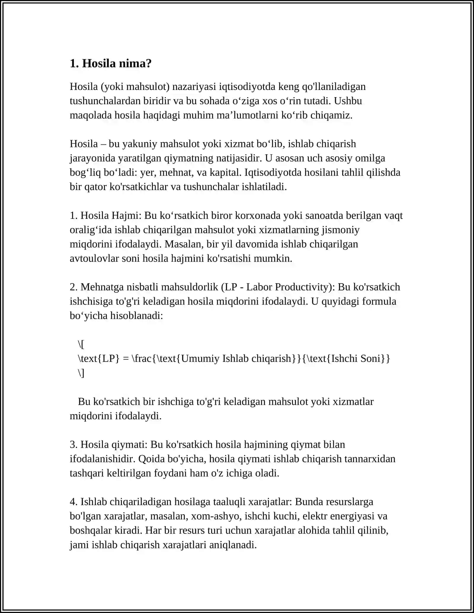 HOSILA 3
