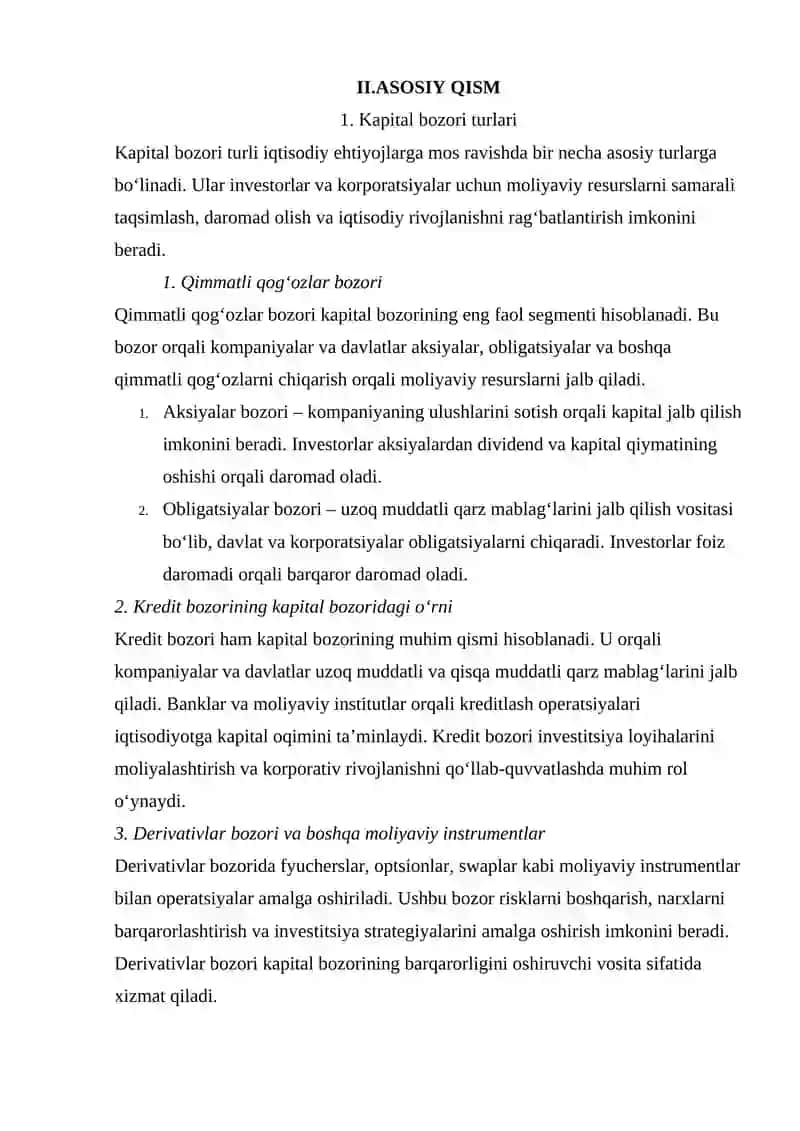 MOLIYA BOZORLARINI RIVOJLANTIRISHNING ASOSIY JAHON TENDENSIYALARI 3