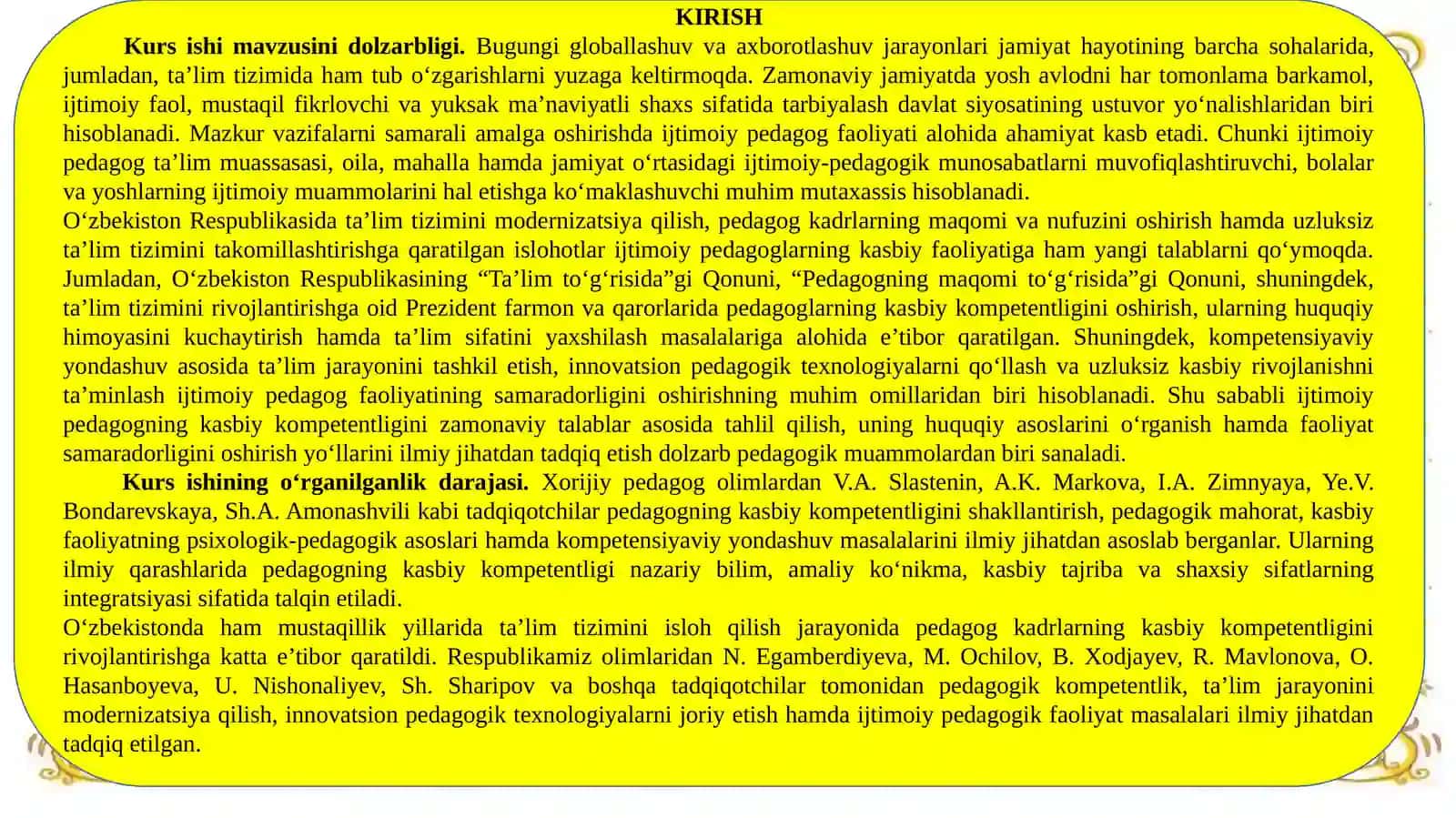 IJTIMOIY PEDAGOGNING KASBIY KOMPETENTLIGI 3