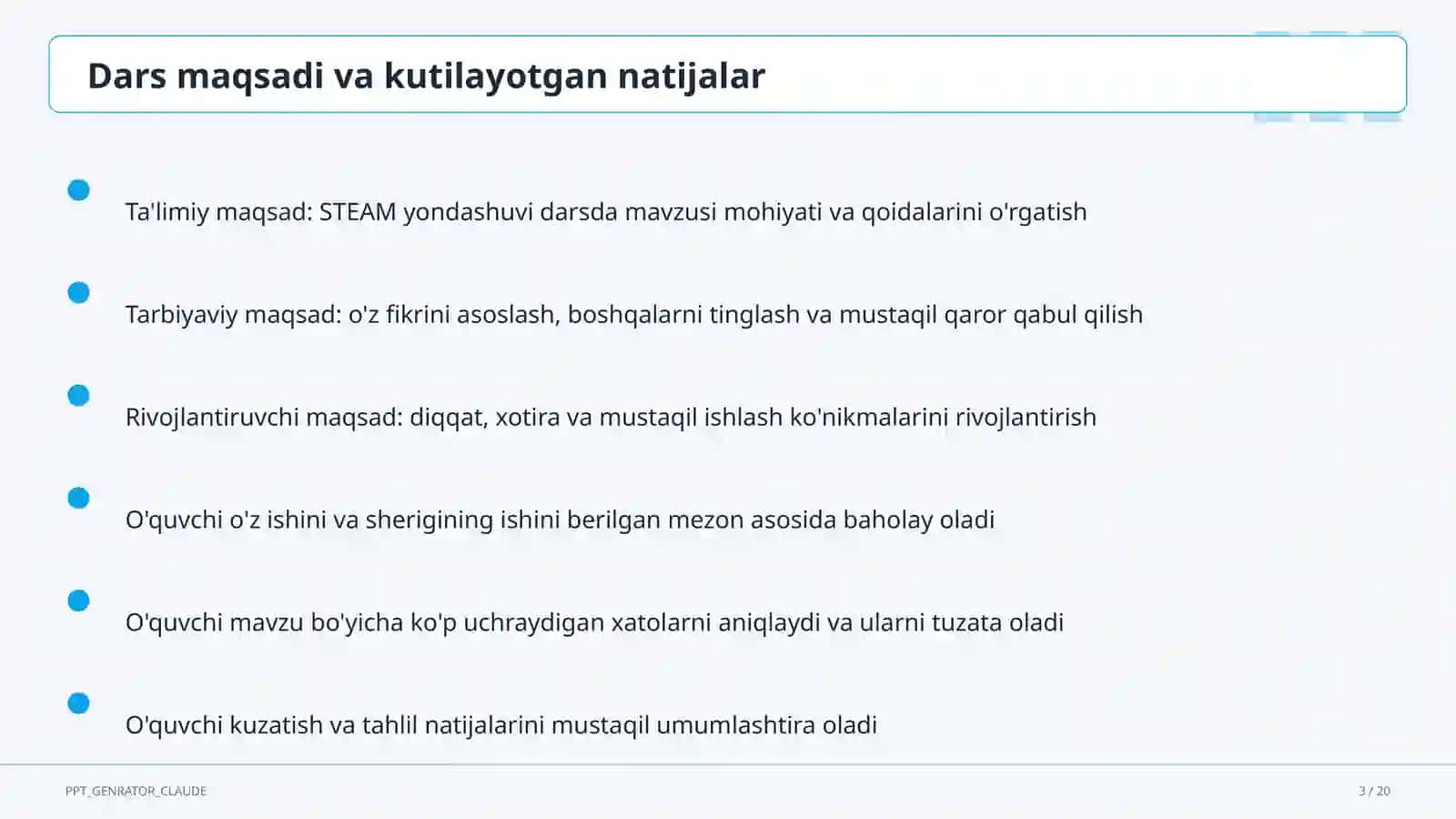 STEAM yondashuvi darsda 3