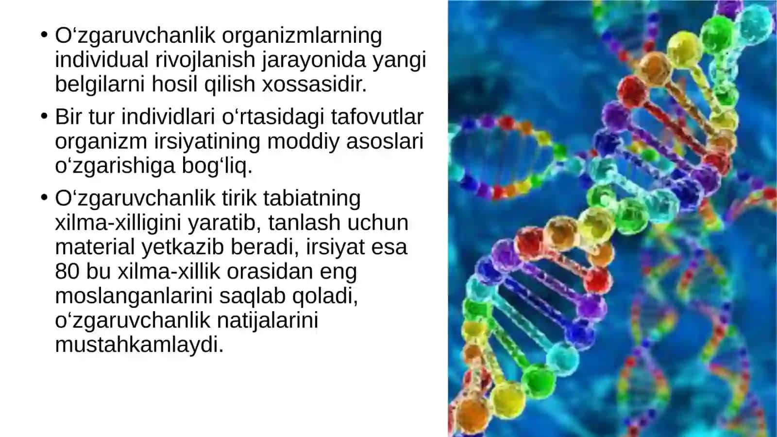 Irsiyatning umumiy qonuniyatlari. G. Mendelning irsiyat qonunlari va ularning mohiyati 3
