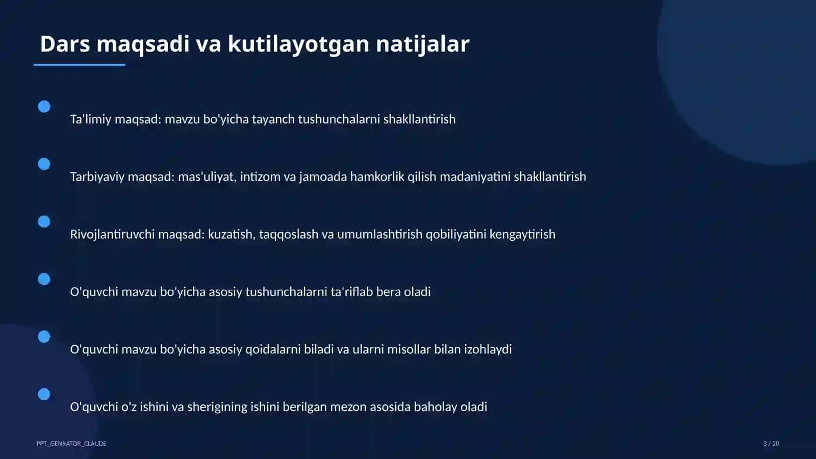 Dolzarb mavzular — maktab va o'qituvchilar (2026) 3