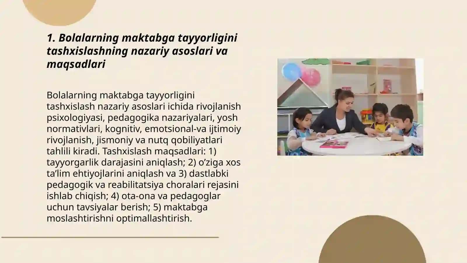 Bolalarni maktab ta'limiga tayyorgarligini tashxislash usullari 3