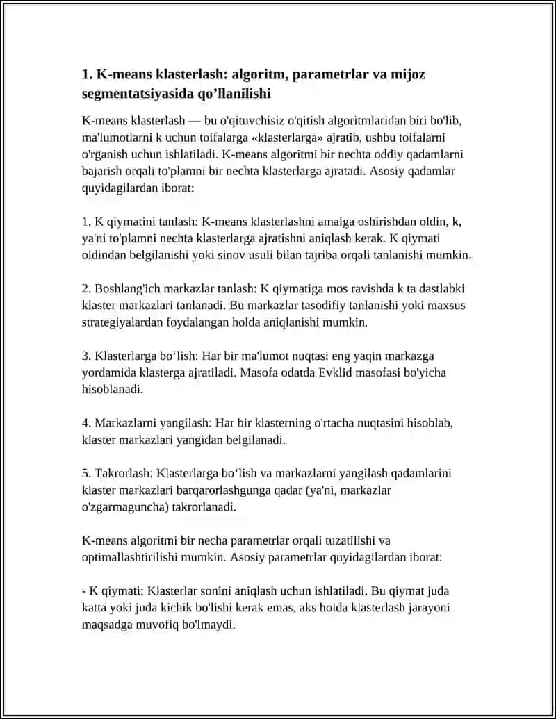 O’QITUVCHISIZ O’QITISH ALGORITMLARINING ASOSIY TEXNIKALARI VA ULARNING QO’LLANILISHI 3