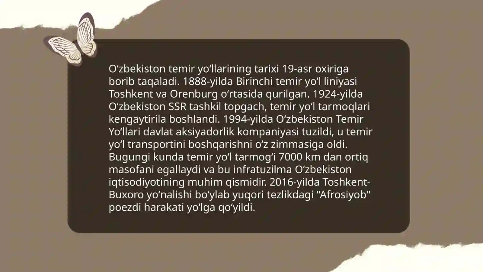 Oʻzbekiston temir yoʻllarining tarixi 3