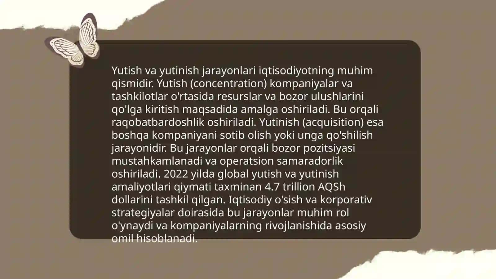 Yutish va yutinish oʻrgatish texnologiyalari 3