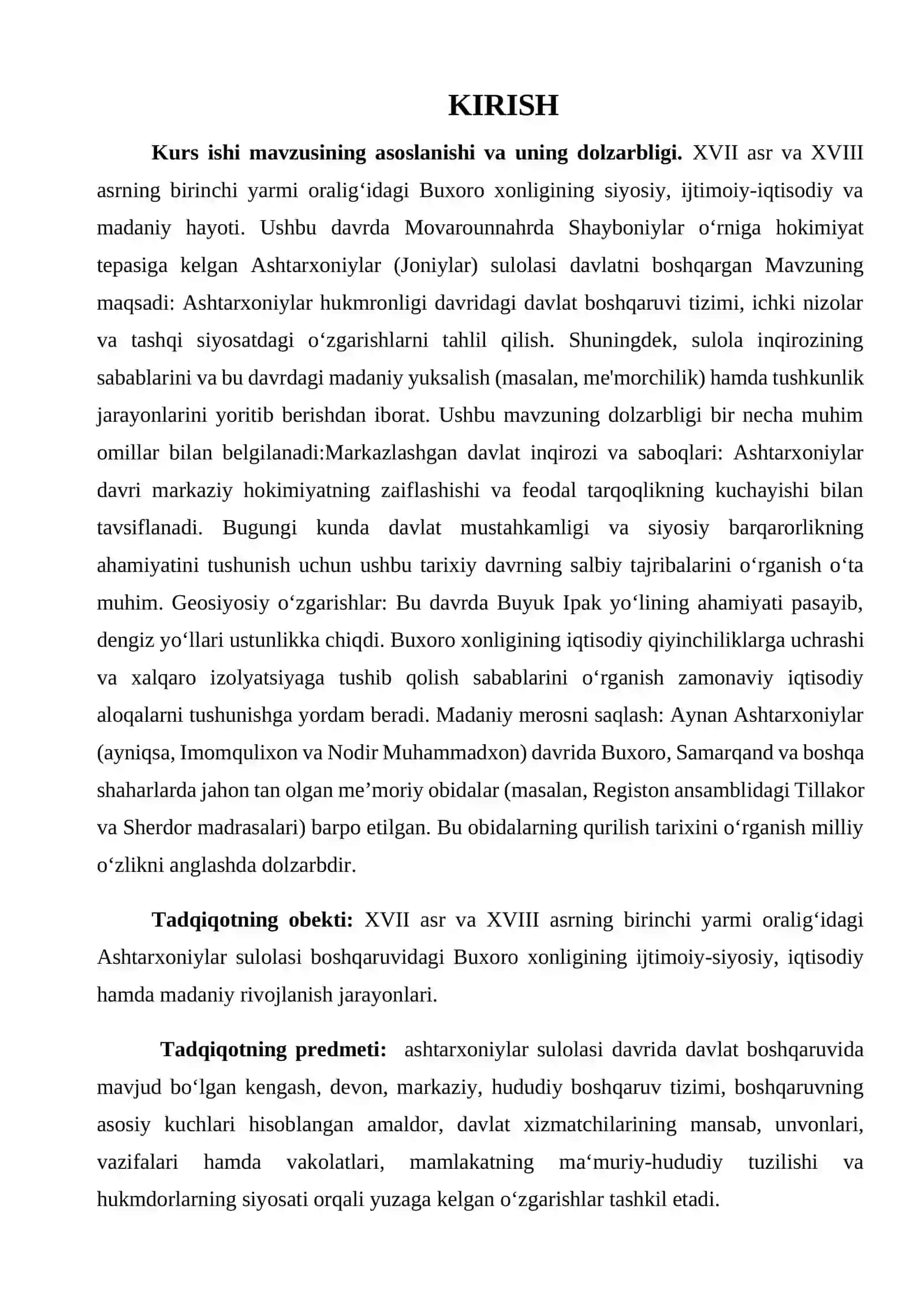 BUXORO XONLIGINING ASHTARXONIYLAR DAVRIDAGI TARIXI MAVZUSIDA 3