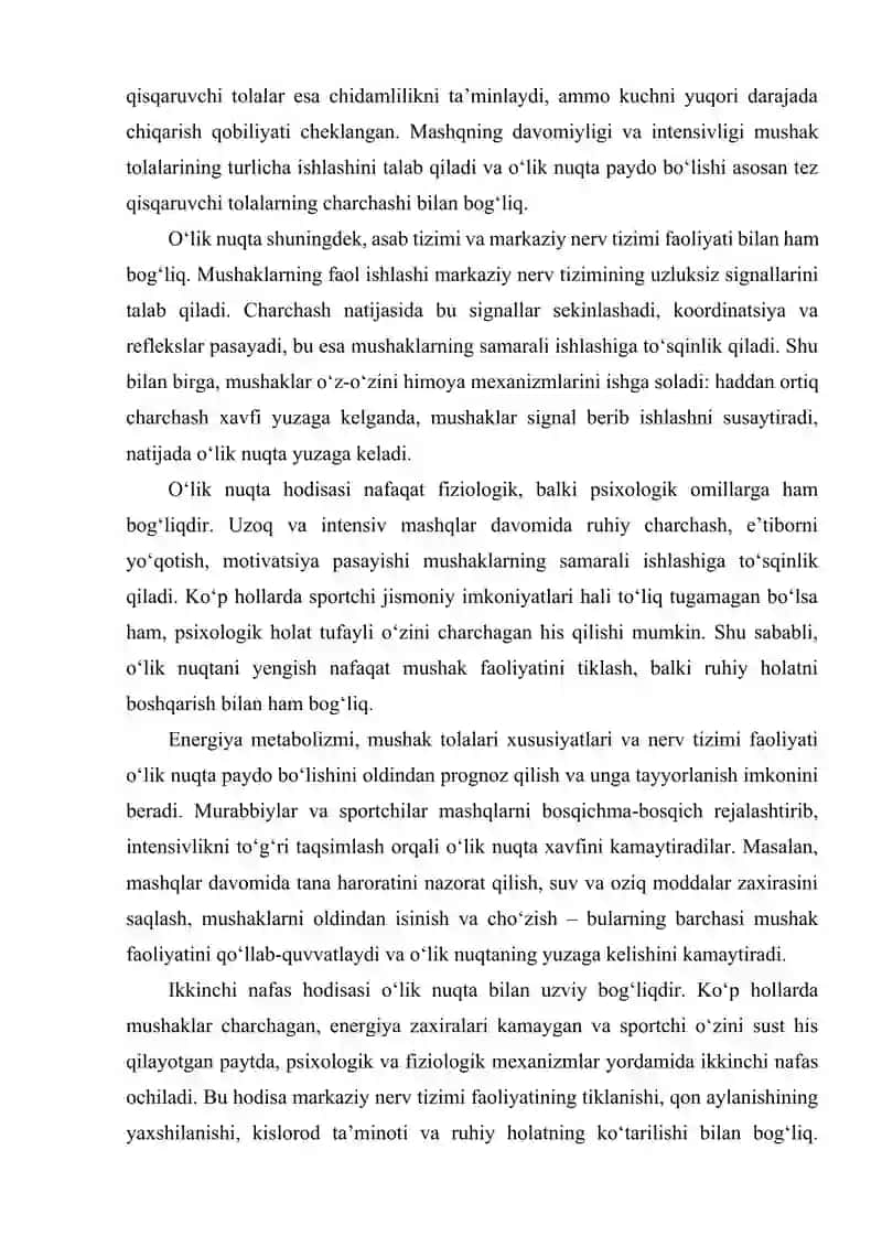 Oʻlik nuqta va ikkinchi nafas 3