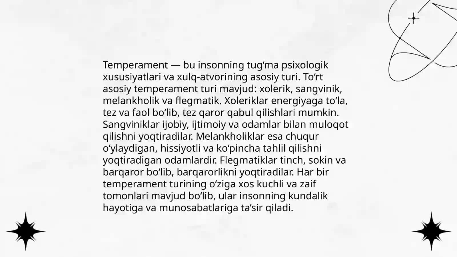 Temperament 3