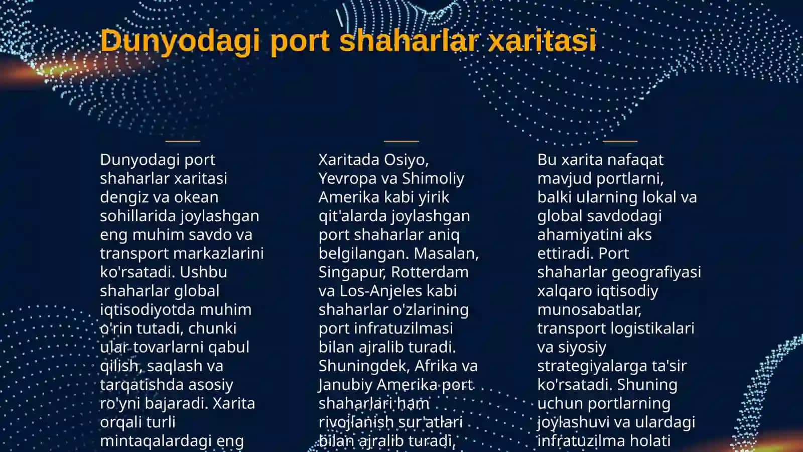 Port Shaharlarda Savdo Va Iqtisodiyot 3