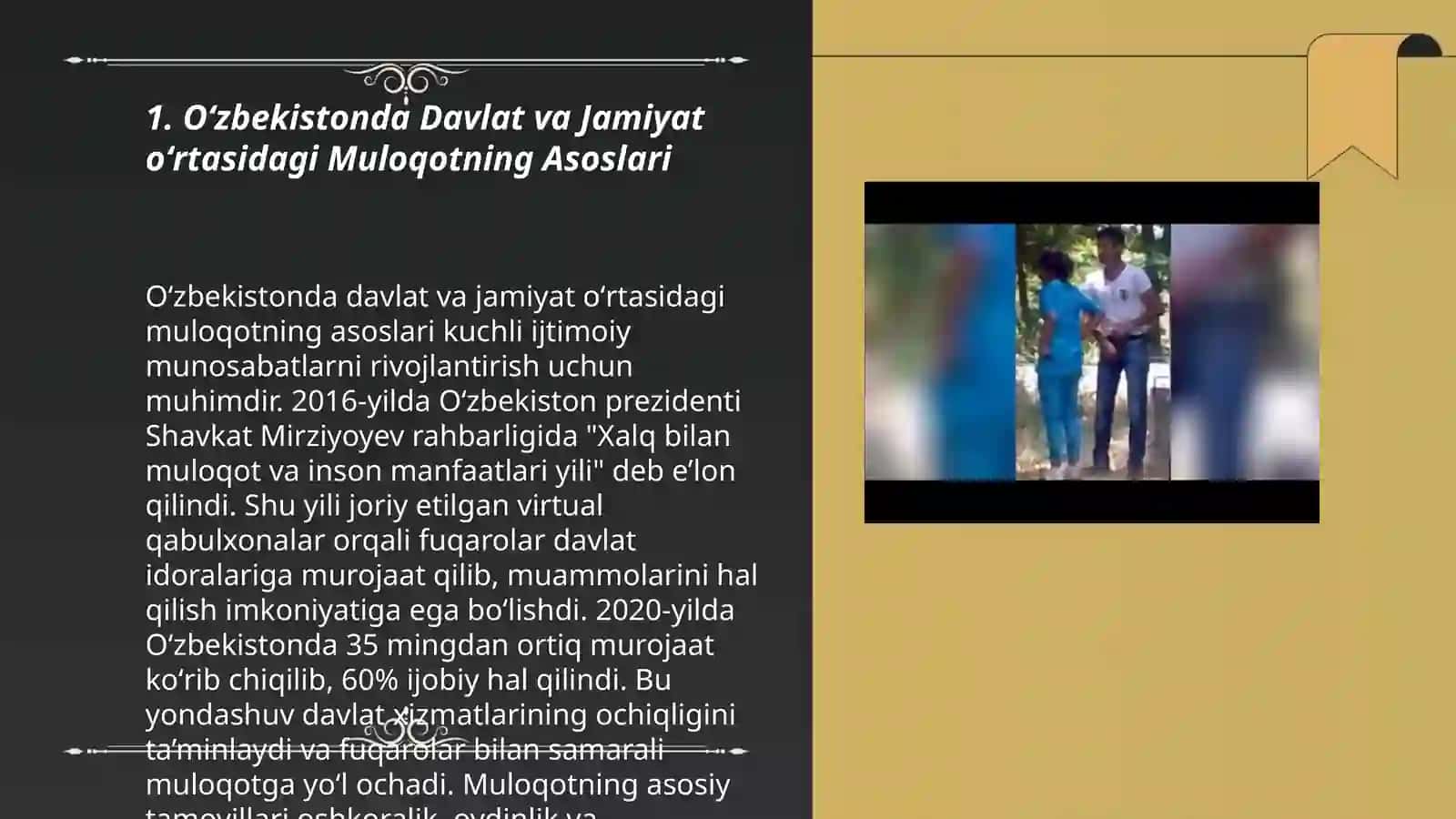 Oʻzbekistonda Davlat va Jamiyat oʻrtasidagi Muloqotning Asoslari 3