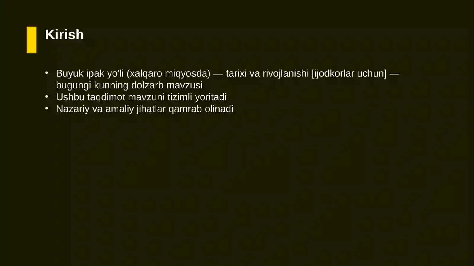 Buyuk ipak yo'li (xalqaro miqyosda) — tarixi va rivojlanishi [ijodkorlar uchun] 3