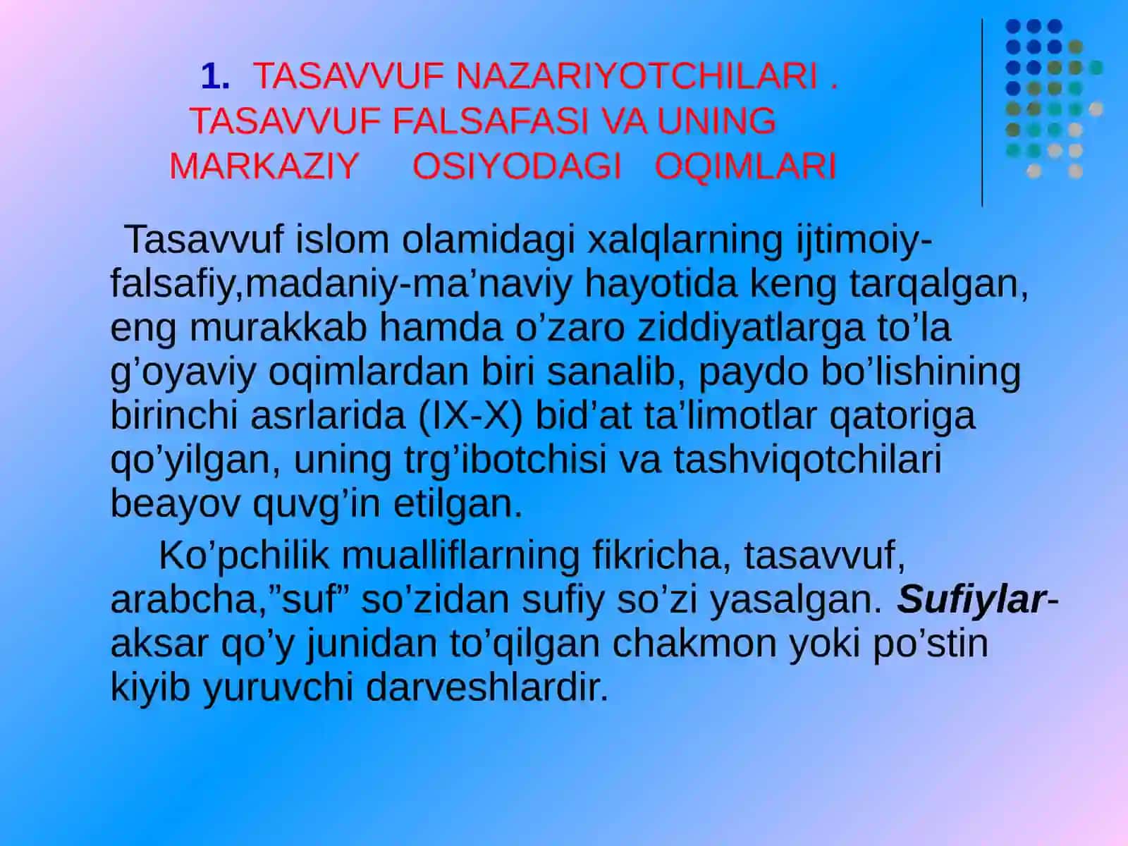 Yassaviya, Kubraviya, Naqshbandiya Tariqatlari 3