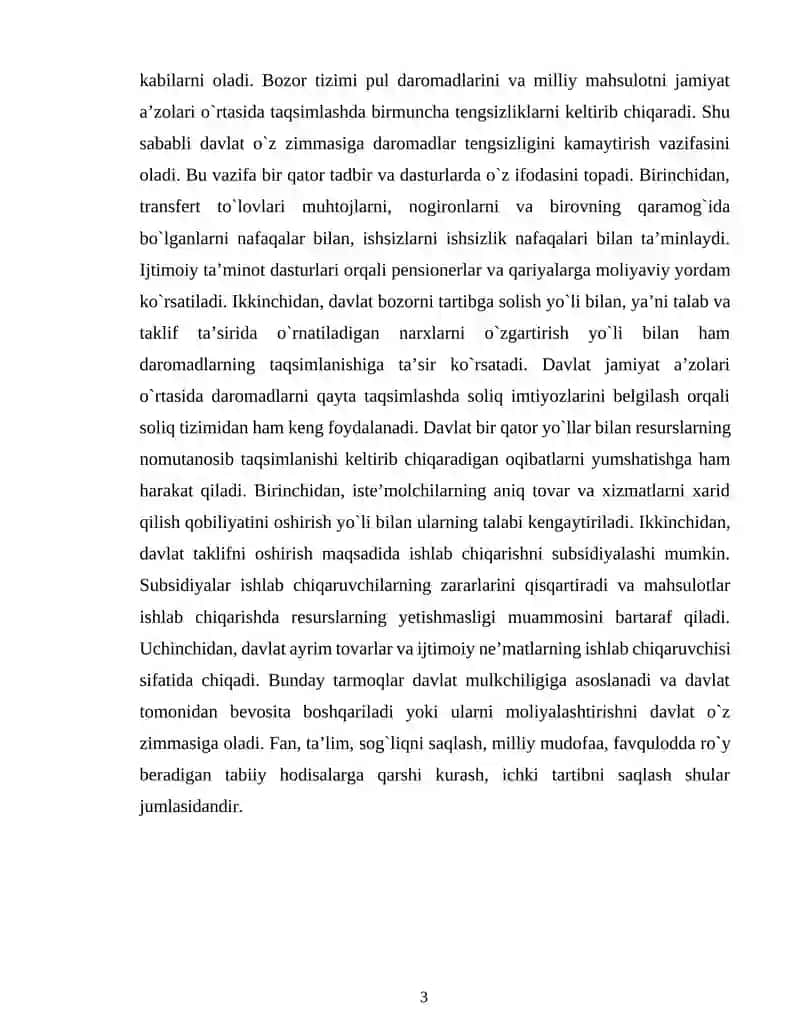 Bozor iqtisodiyotidа ijtimоiy fоndlаr, ulаrning turlаri vа mаnbаlаri 3