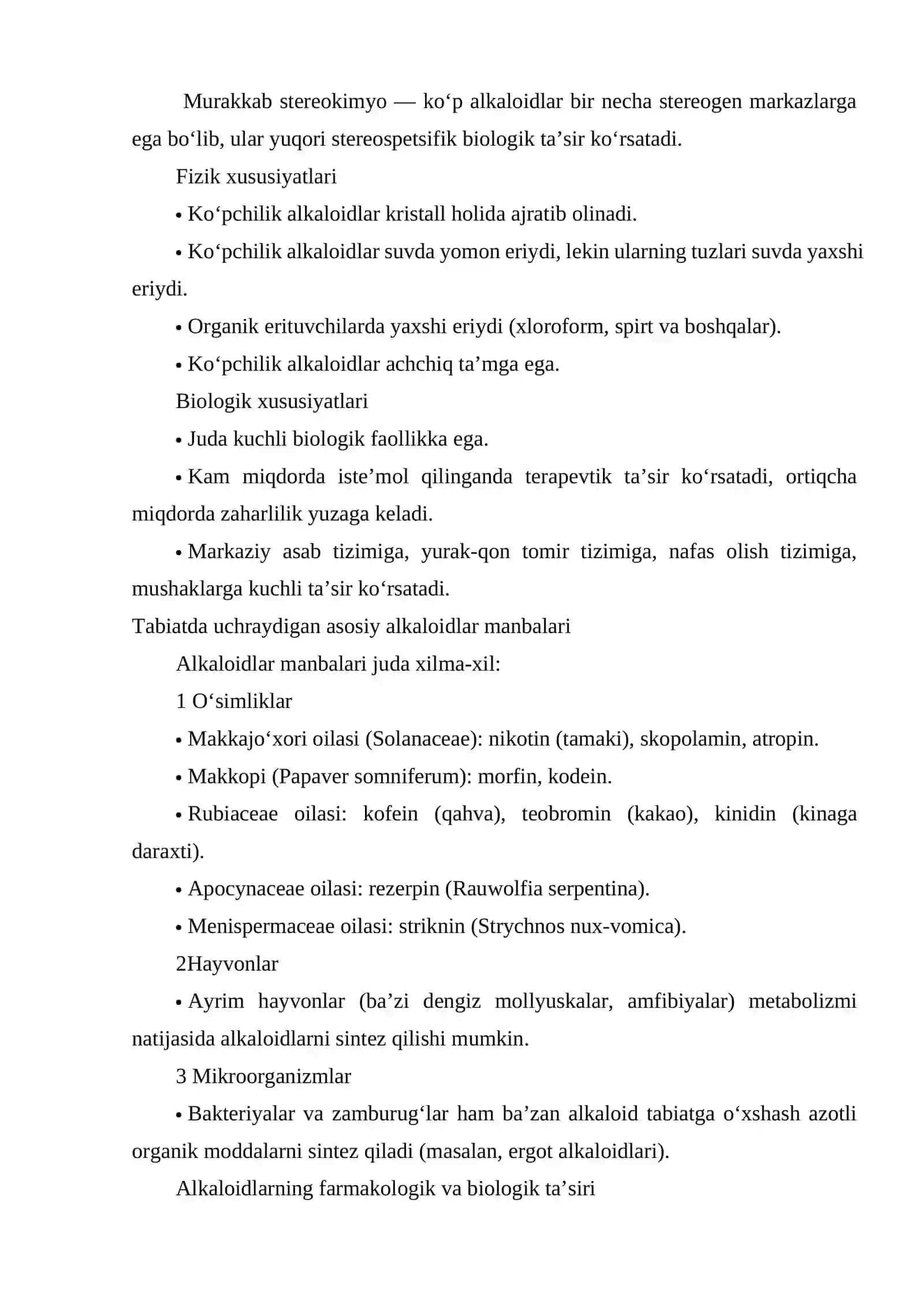 [ALKALOIDLAR.GETEROTSIKLIK BIRIKMALARNI OLISH USULLARI] 3