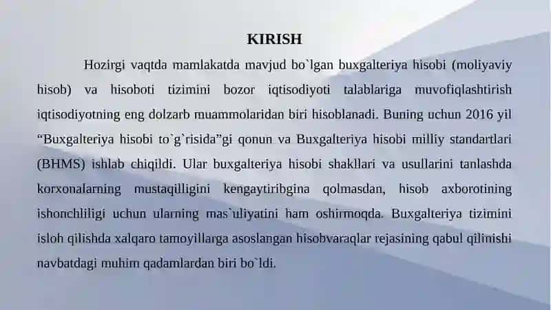 Pul Mablaglari va Hisob Kitoblarning Mazmuni hamda Ularning Hisobga Olishning vazifalari 3