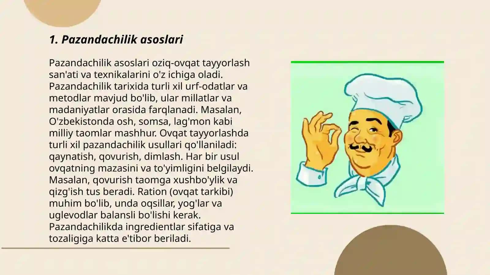 Pazandachilik asoslari 3
