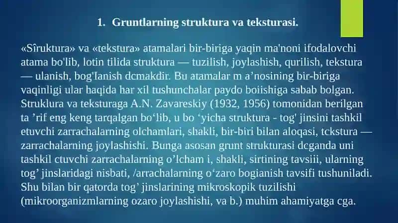 MUHANDISLIK GEOLOGIYASI VA GRUNTLAR MEXANIKASI 3