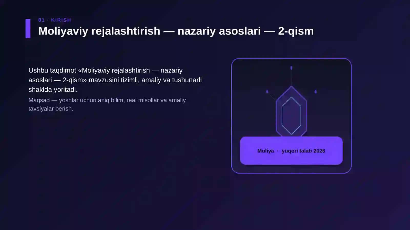 Moliyaviy rejalashtirish — nazariy asoslari — 2-qism 3