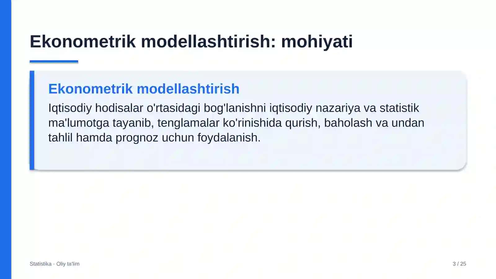 rangli metallurgiyada ekonometrik modellashtirish 8891 3