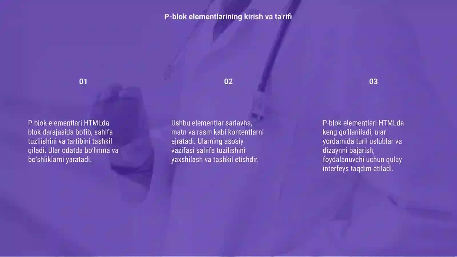 P-blok elementlarining umumiy xususiyatlari 3