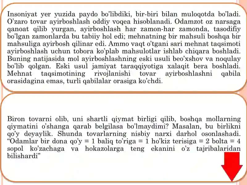 “Markaziy Osiyoda tanga zarb etilishi va tovar-pul munosabatlarining rivojlanishi tarixi”. 3