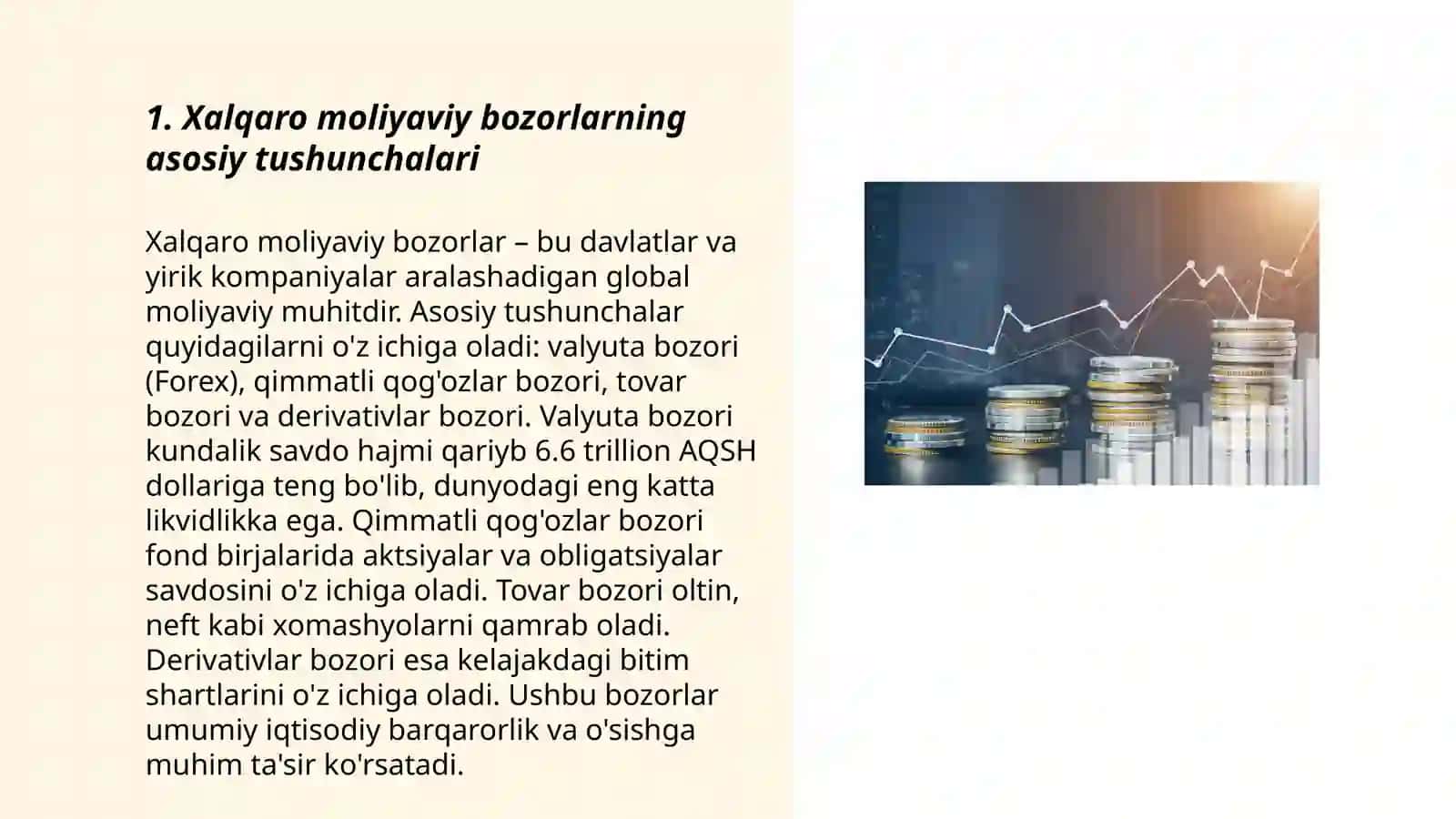 Xalqaro moliyaviy bozorlar va ularning turlari 3