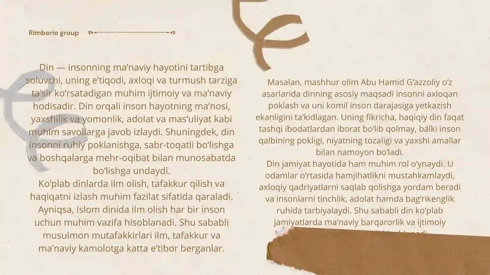 Din va hurfikrlilik 3