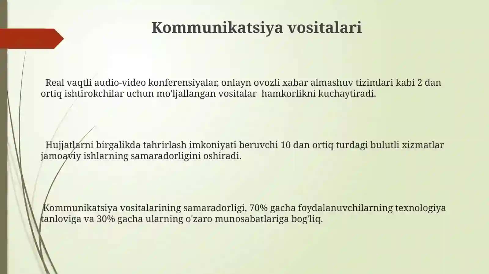 Hamkorlik texnologiyasining tarkibiy qismlari 3