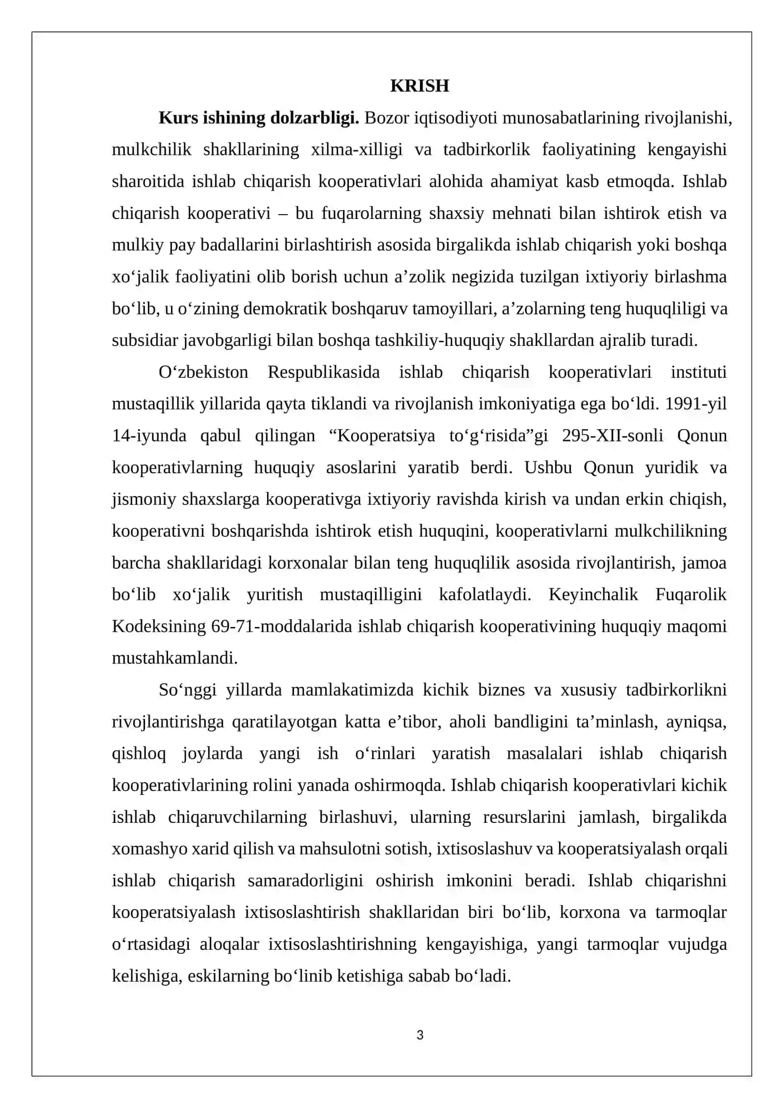 ISHLAB CHIQARISH KOOPERATIVI 3