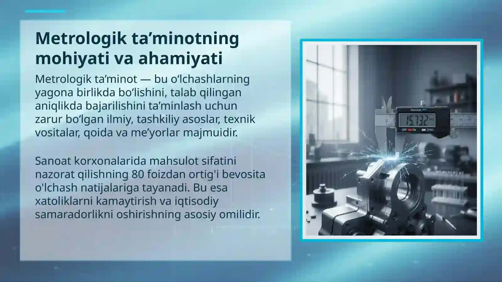 TURLI SOHALARDAGI KORXONA VA TASHKILOTLARNING METROLOGIK TA’MINOTI 3