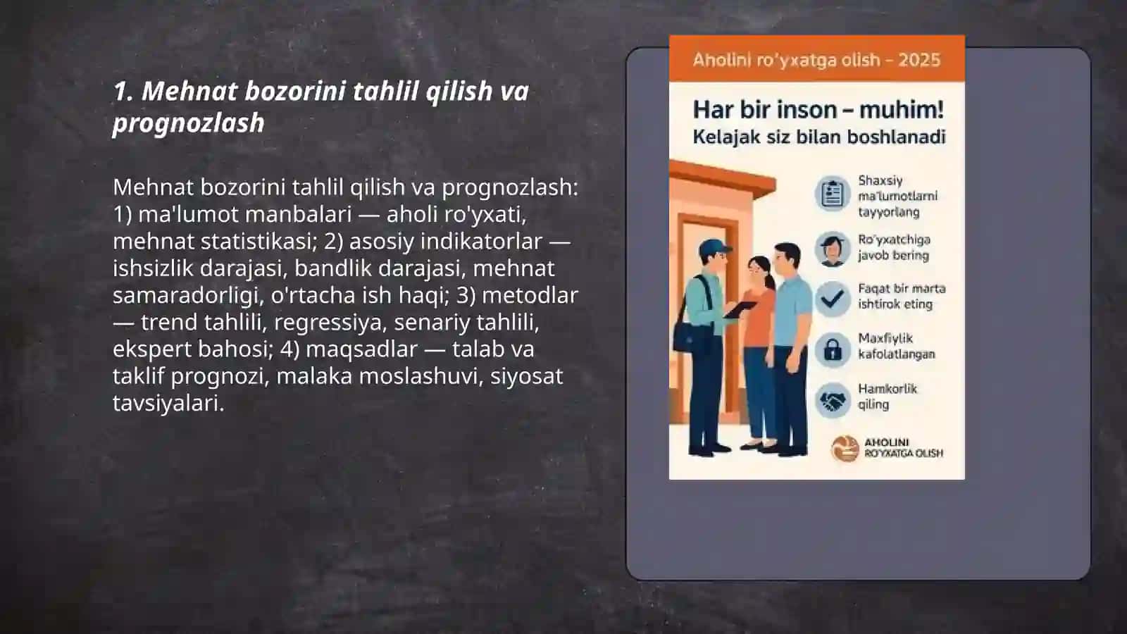 Mehnat bozorini tahlil qilish va prognozlash 3